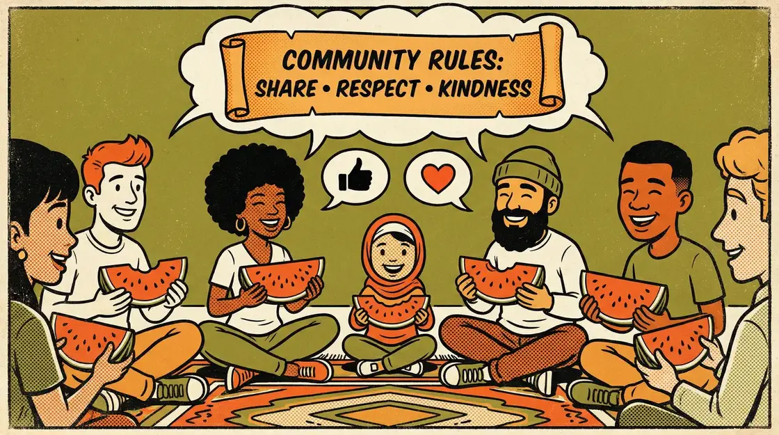 老马的春天 社区公约漫画插图